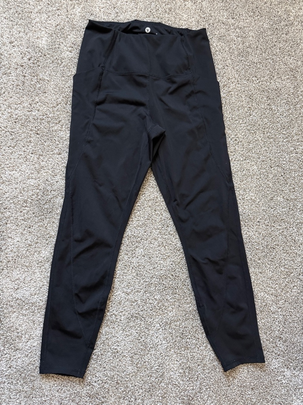 Velocity Black High-Waist Leggings